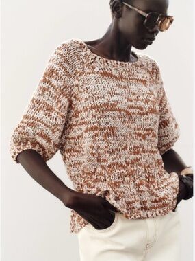 NWOT Zara Peplum Top Size M